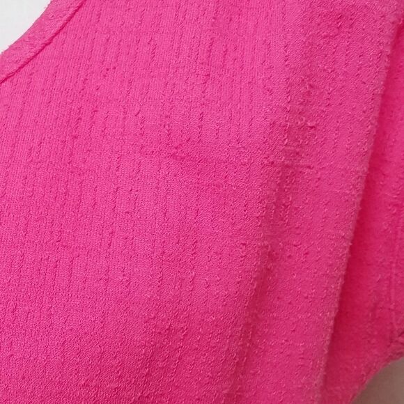 𝅺VINTAGE 70s Route One Pink Tie Waist A-line Dress - Picture 6 of 10